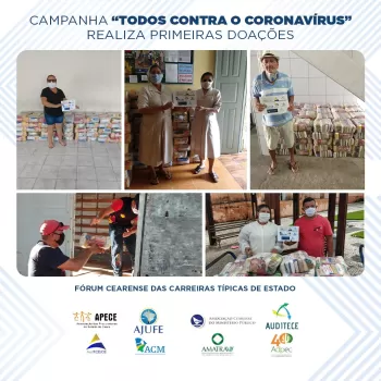 Campanha “Todos contra o Coronavírus” realiza entrega de donativos a entidades beneficentes