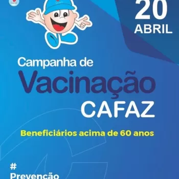 Cafaz inicia campanha de vacinação contra gripe H1N1