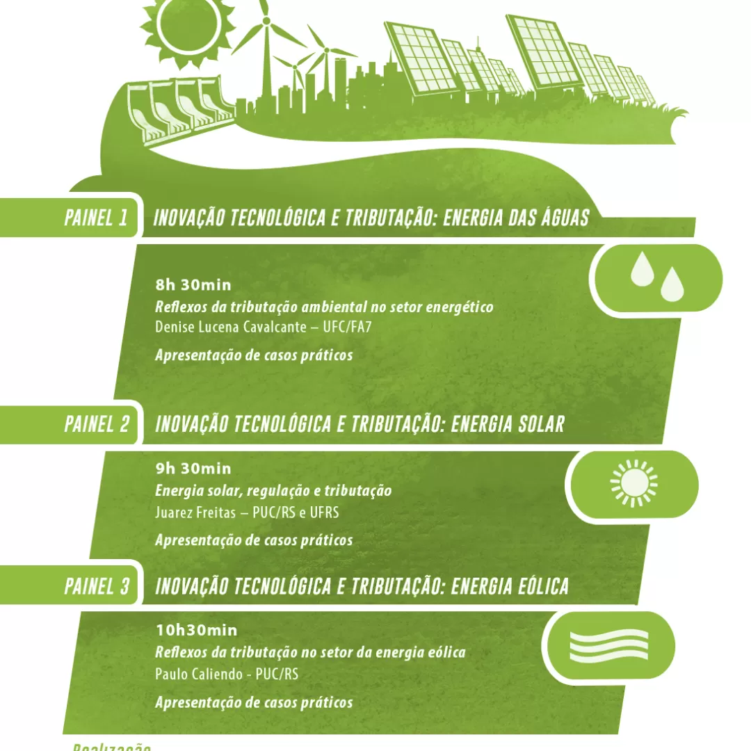 Imprensa local destaca o Workshop Tributação e Energias Renováveis 